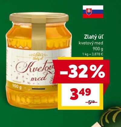 Zlatý úľ kvetový med 900 g