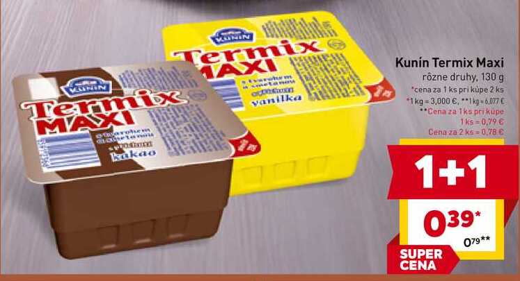 Kunín Termix Maxi rôzne druhy, 130 g