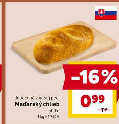 Maďarský chlieb 500 g 