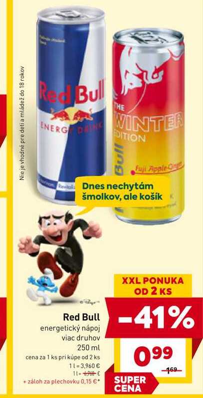 Red Bull 250 ml energy drink