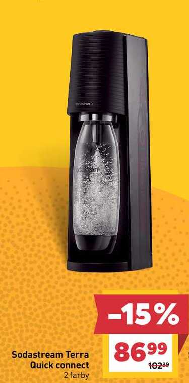 Sodastream Terra Quick connect 2 farby
