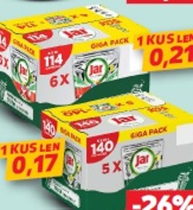 Jar Tablety do umývačky