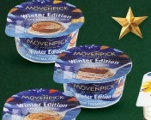 Mövenpick zimná edícia ochutené jogurty v akcii