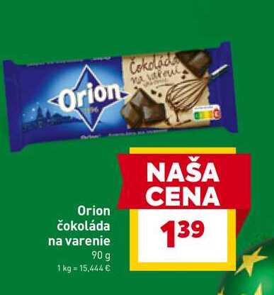ORION Čokoláda na varenie 90 g