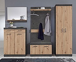 Predsieňová zostava BRISTOL - Zrkadlo s policou