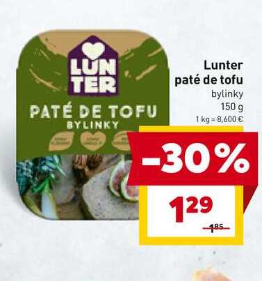Lunter paté de tofu bylinky 150 g 