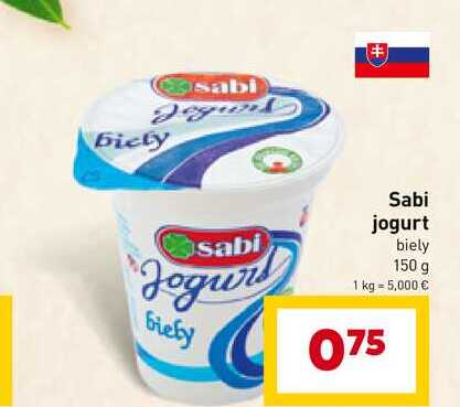 Sabi Jogur biely 150 g