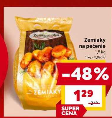 Zemiaky na pečenie 1,5 kg 
