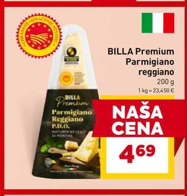 BILLA Premium Parmigiano reggiano 200 g
