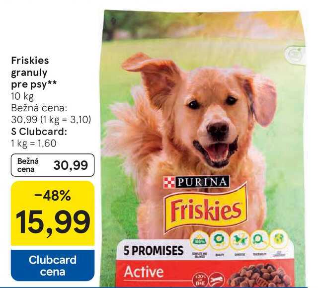 Friskies granuly pre psy 10 kg 