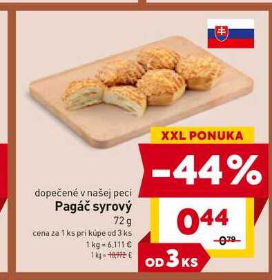 Pagáč syrový 72 g