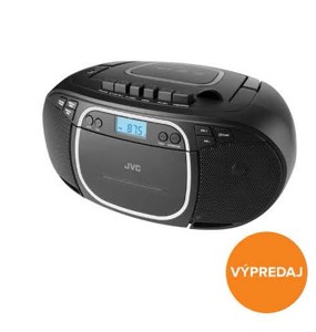 Rádiomagnetofón s CD JVC RC-E451B čierny