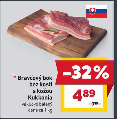 Bravčový bok bez kosti s kožou 1kg