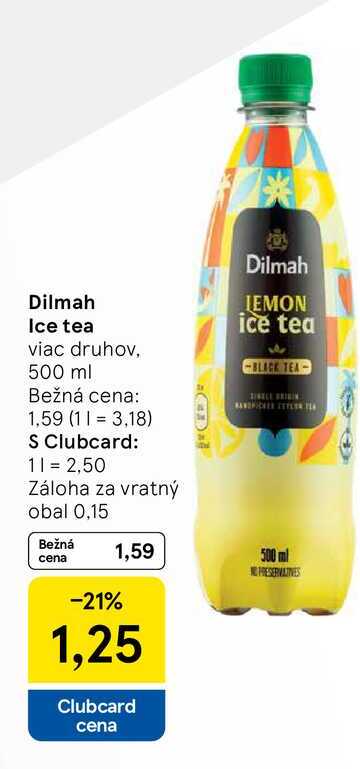 Dilmah Ice tea viac druhov, 500 ml 