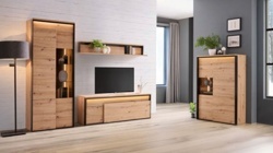 2: Obývacia zostava - nástenná polica