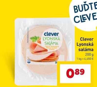Clever Lyonská saláma 200 g