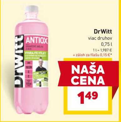 DrWitt viac druhov 0,75l