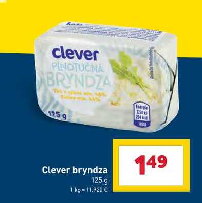 Clever bryndza 125 g 