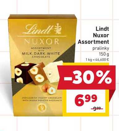 Lindt Nuxor Assortment pralinky 150 g
