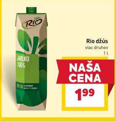 Rio džús viac druhov 1l