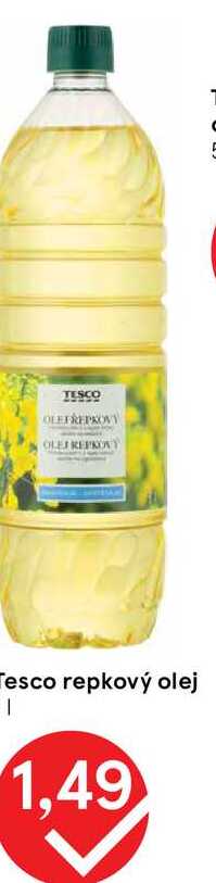Tesco repkový olej 1L