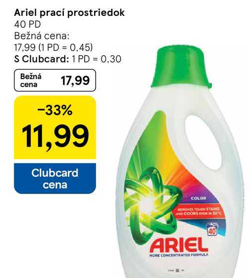 Ariel prací prostriedok 40 PD  