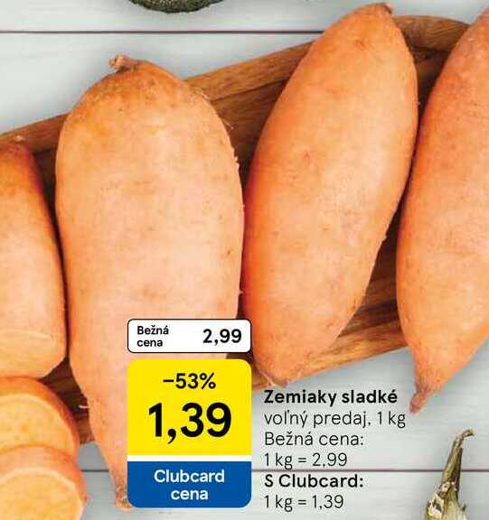 Zemiaky sladké, 1 kg