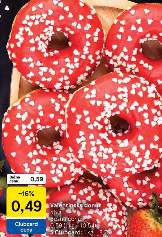 Valentínsky donut 56 g 