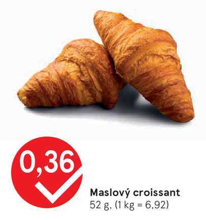 Maslový croissant 52 g