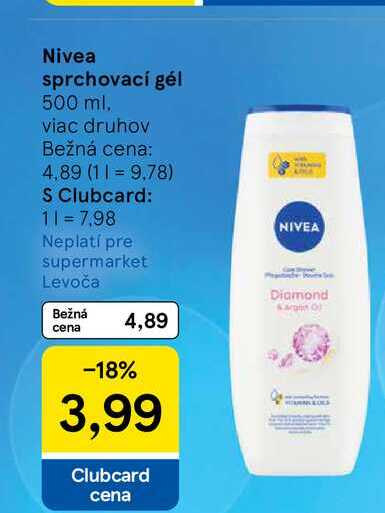 Nivea sprchovací gél 500 ml