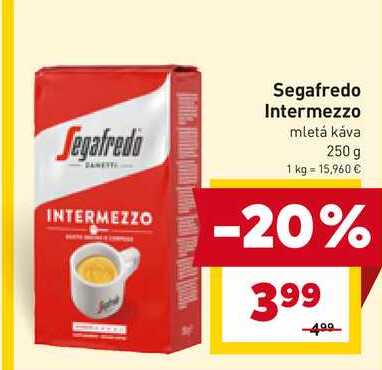 Segafredo Intermezzo mletá káva 250 g