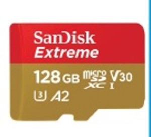 Pamaťová karta SanDisk Micro SDXC Extreme 128GB