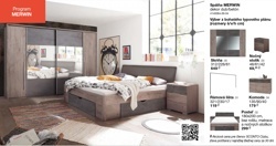 Spálňa MERWIN - Nočný stolík