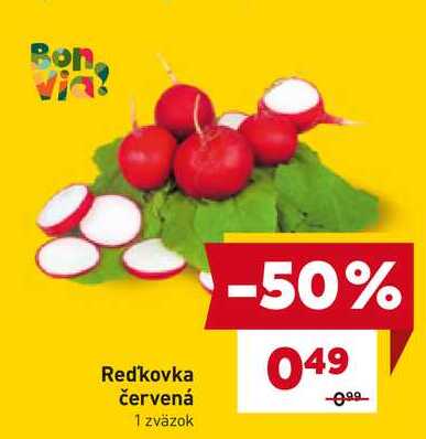 Bon Reďkovka červená 1 zväzok 