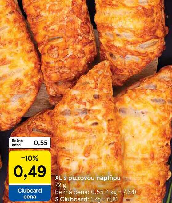 XL s pizzovou náplňou 72g