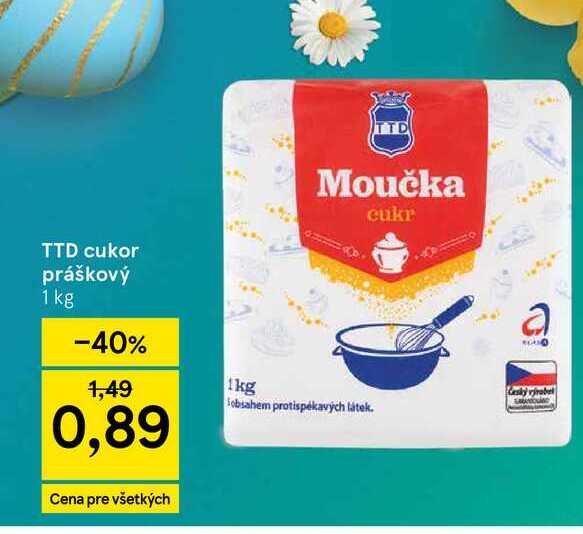 TTD Moučka cukr 1kg
