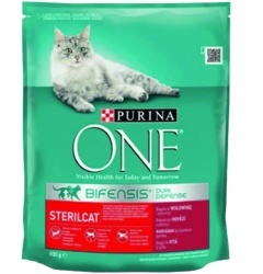 Granule pre mačky Purina One Sterilcat s hovädzím mäsom a pšenicou