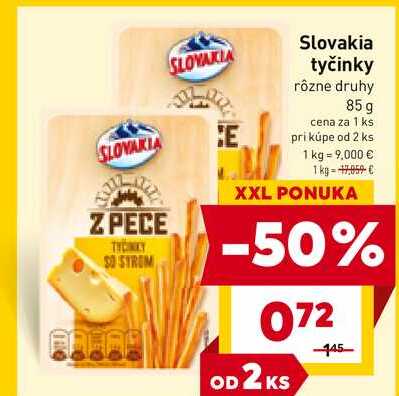 Slovakia tyčinky rôzne druhy 85 g