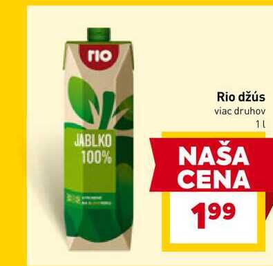 Rio džús viac druhov 1l