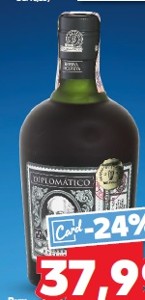 Diplomático Karibský rum alk. v akcii