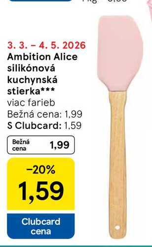 Ambition Alice silikónová kuchynská stierka