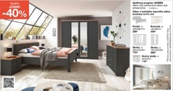 Spálňový program JASMIN - Posteľ