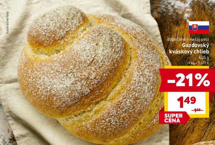 iGazdovský kváskový chlieb 405 g