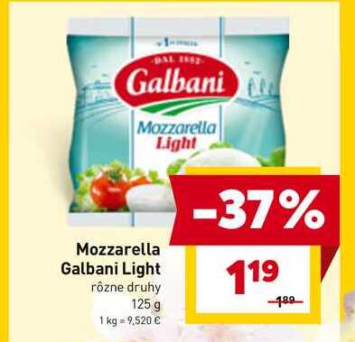 Galbani Light rôzne druhy 125 g