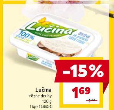 Lučina rôzne druhy 120 g 