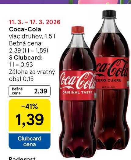 Coca-Cola 1,5 l 1.5l