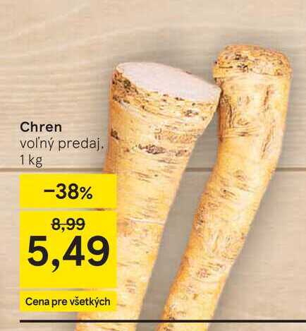 Chren voľný predaj 1 kg