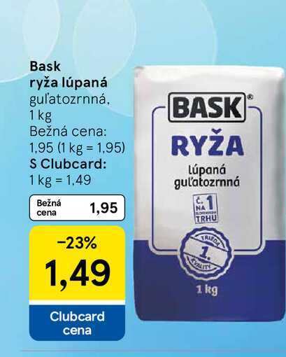 Bask ryža lúpaná gul'atozrnná, 1 kg