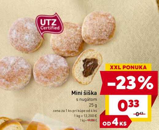 Mini šiška s nugátom 25 g