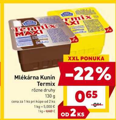 Kunín Termix rôzne druhy 130 g 